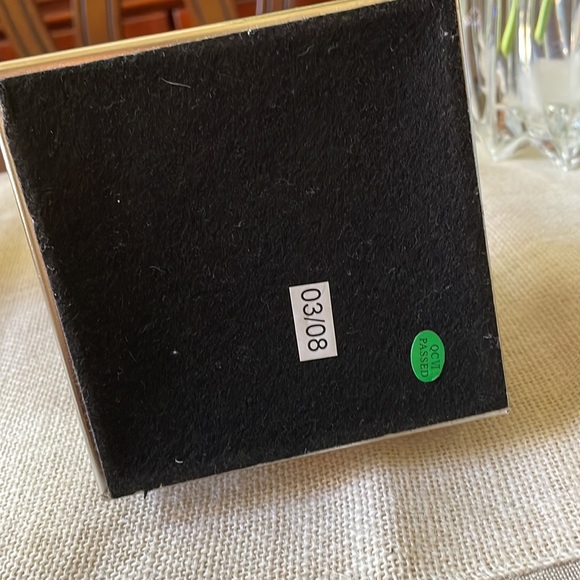 Art Deco silver color and black table shelf sculpture decor accent display - Picture 7 of 8